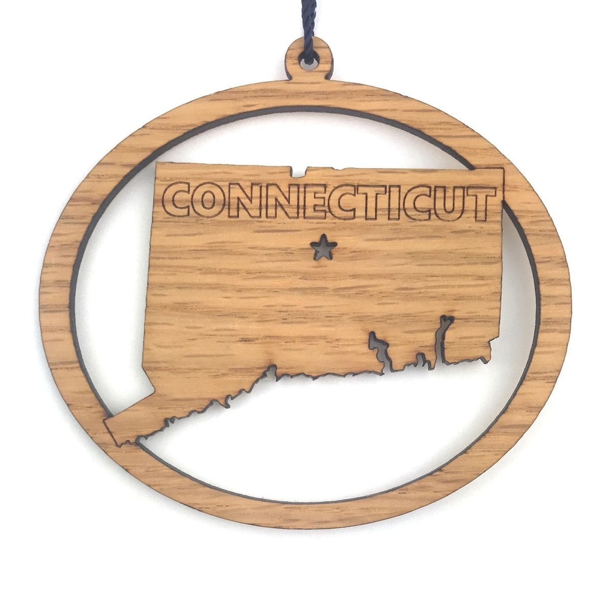 State Ornament - Legacy Images - Holiday Ornaments - christmas ornament state laser engraved