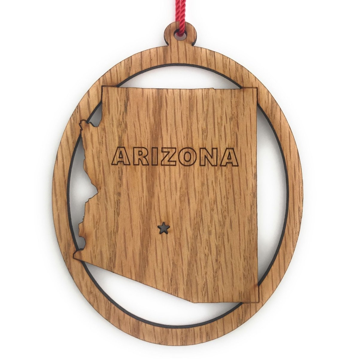 State Ornament - Legacy Images - Holiday Ornaments - christmas ornament state laser engraved