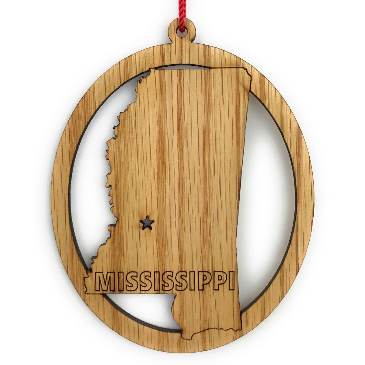 State Ornament - Legacy Images - Holiday Ornaments - christmas ornament state laser engraved