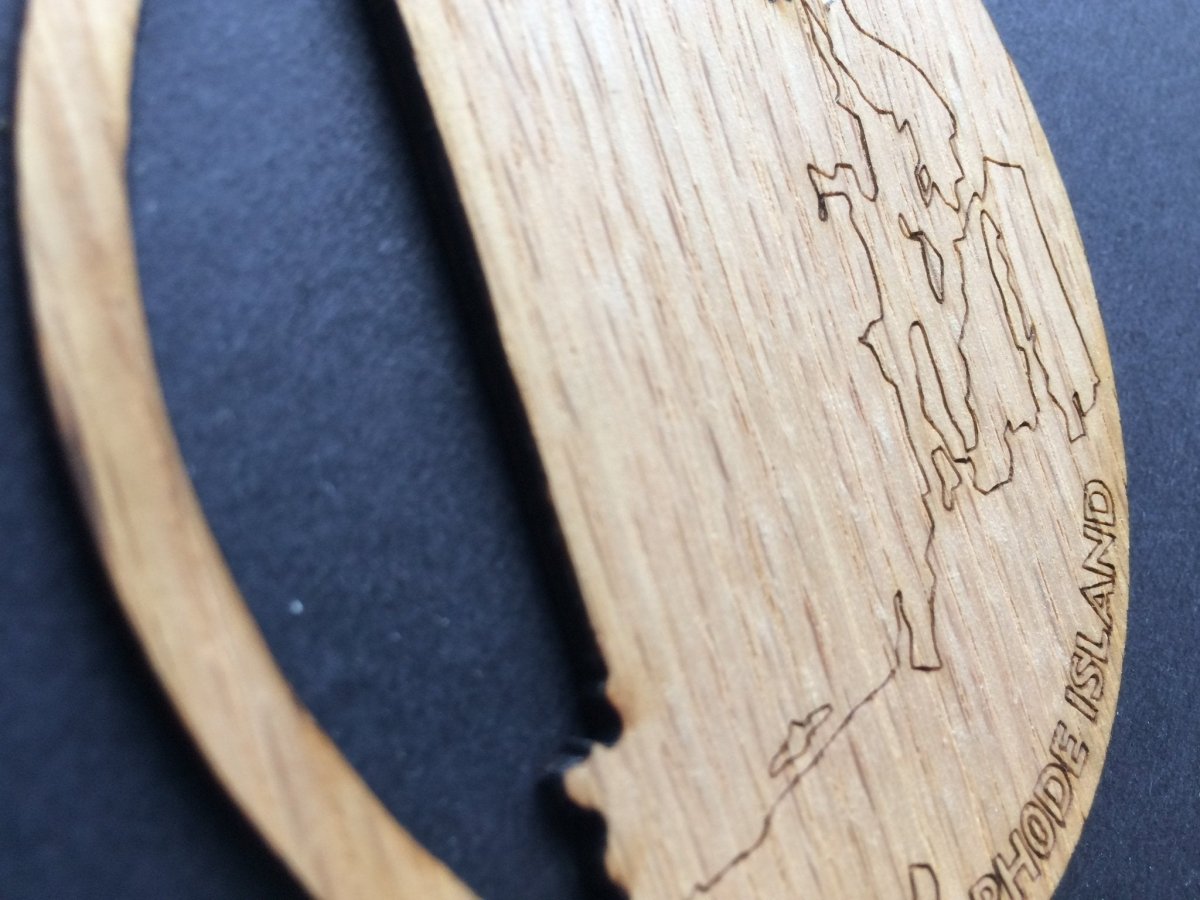 State Ornament - Legacy Images - Holiday Ornaments - christmas ornament state laser engraved