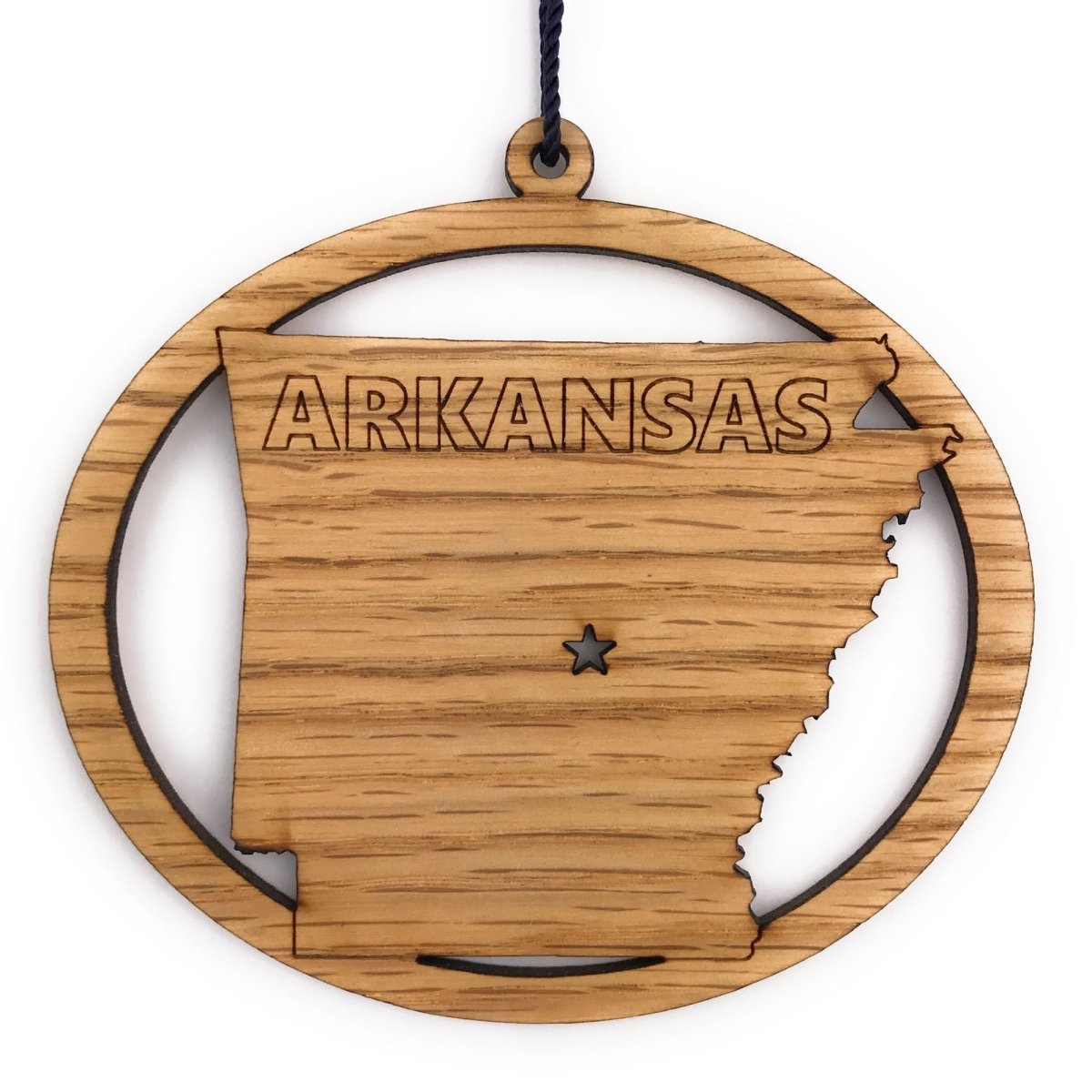 State Ornament - Legacy Images - Holiday Ornaments - christmas ornament state laser engraved