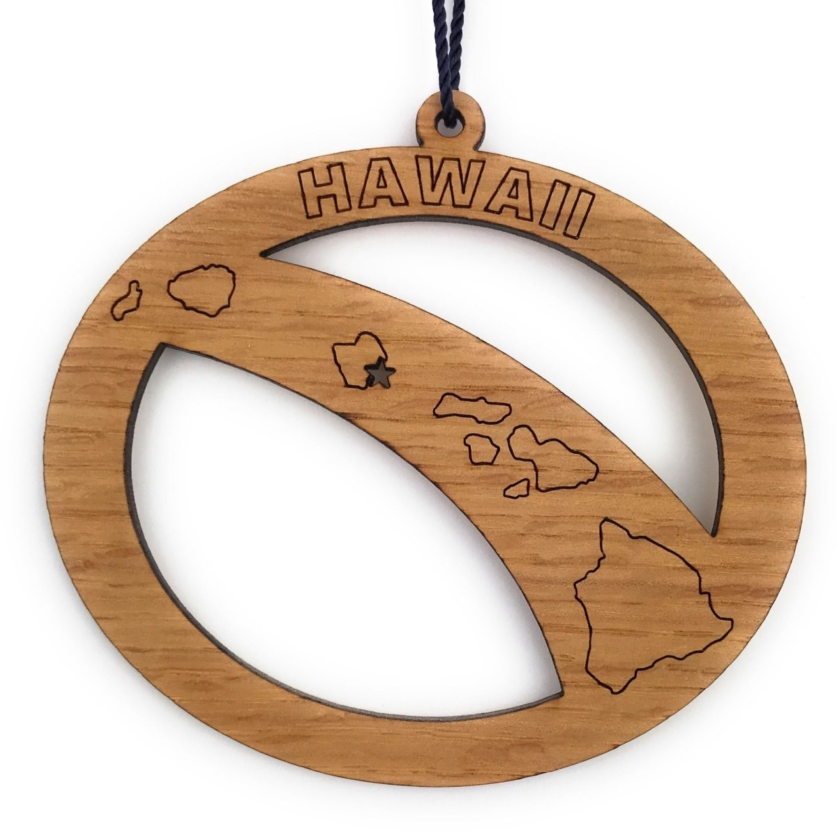 State Ornament - Legacy Images - Holiday Ornaments - christmas ornament state laser engraved