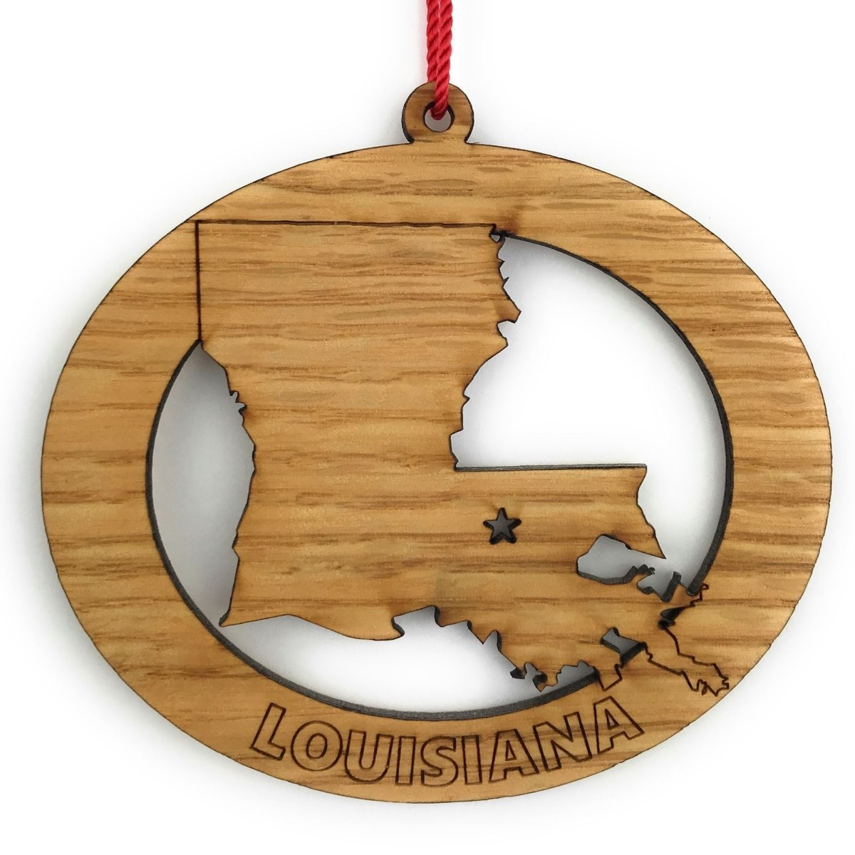 State Ornament - Legacy Images - Holiday Ornaments - christmas ornament state laser engraved