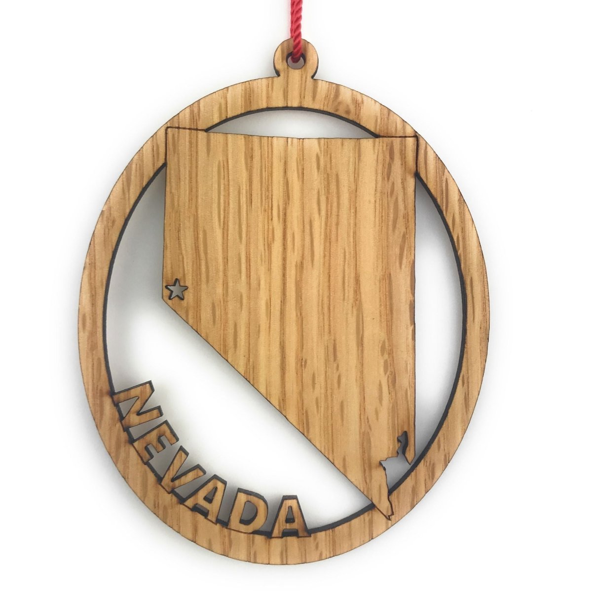 State Ornament - Legacy Images - Holiday Ornaments - christmas ornament state laser engraved