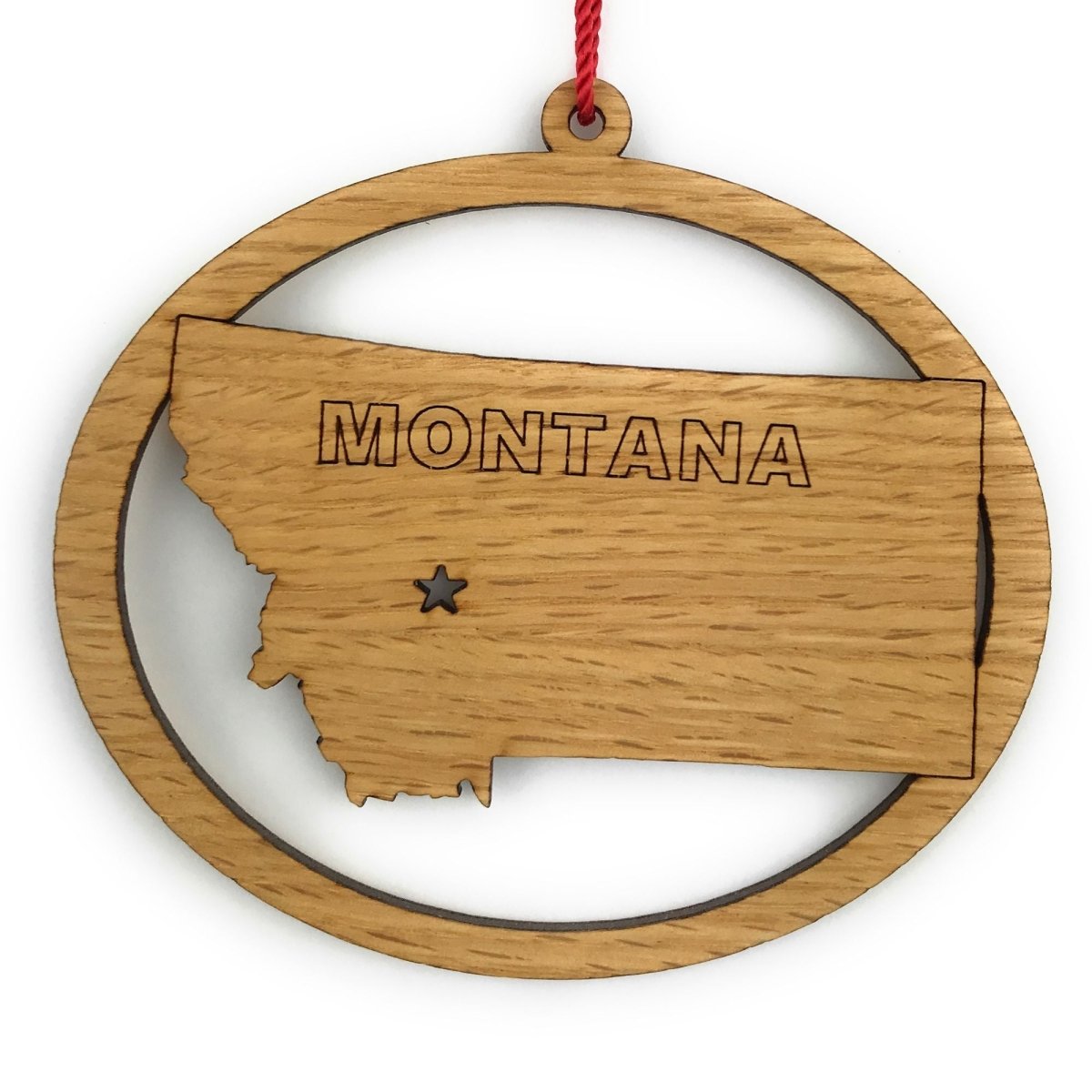 State Ornament - Legacy Images - Holiday Ornaments - christmas ornament state laser engraved