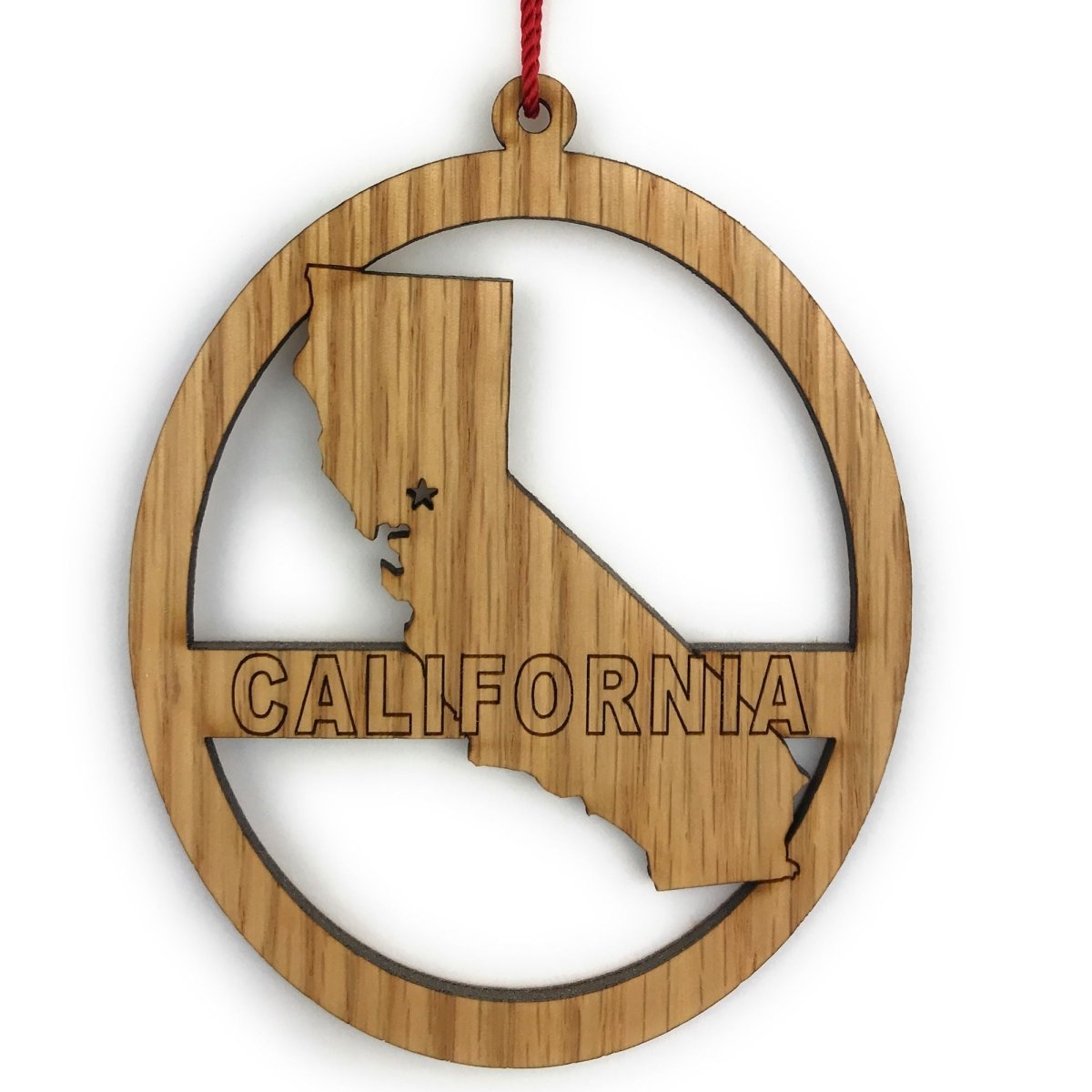 State Ornament - Legacy Images - Holiday Ornaments - christmas ornament state laser engraved