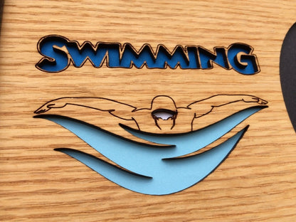 Swimming Picture Frame - Legacy Images - Picture Frames - 11x14 Picture Frame 5x7 picture frame 8x10 picture frame laser engraved