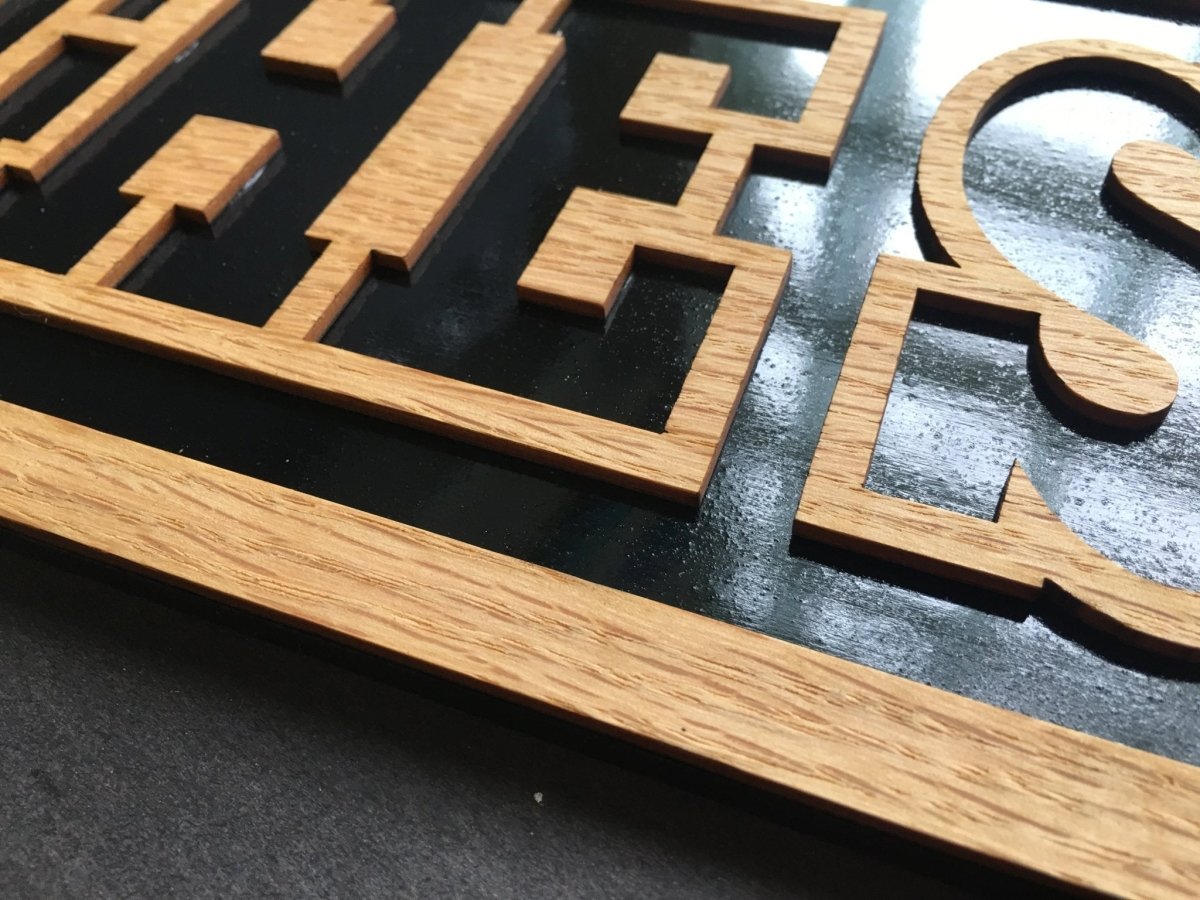 The Shop Sign Décor - Legacy Images - Novelty Signs - sign the shop laser engraved