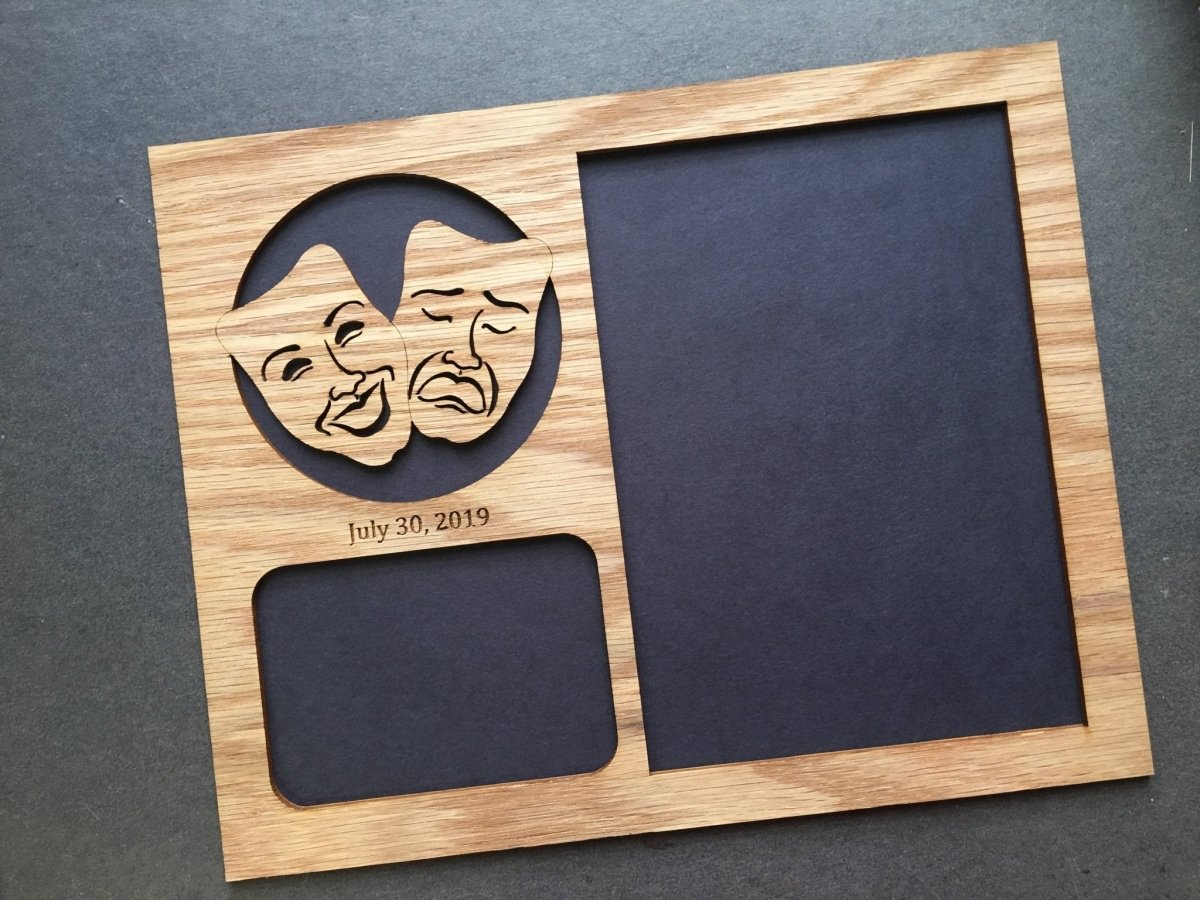 Theater Picture Frame - 8x10 or 5x7 Frame - Legacy Images - Picture Frames - 8x10 picture frame hobbies picture frame laser engraved