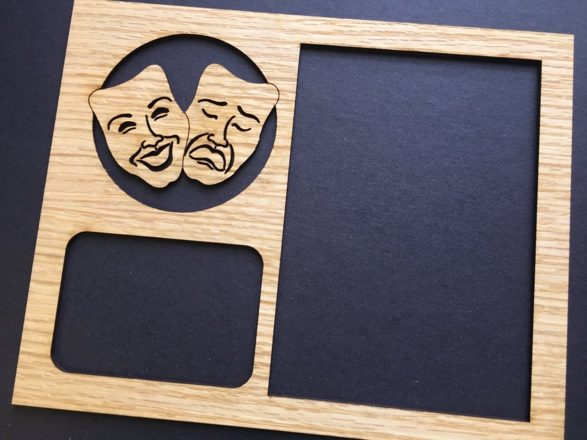 Theater Picture Frame - 8x10 or 5x7 Frame - Legacy Images - Picture Frames - 8x10 picture frame hobbies picture frame laser engraved