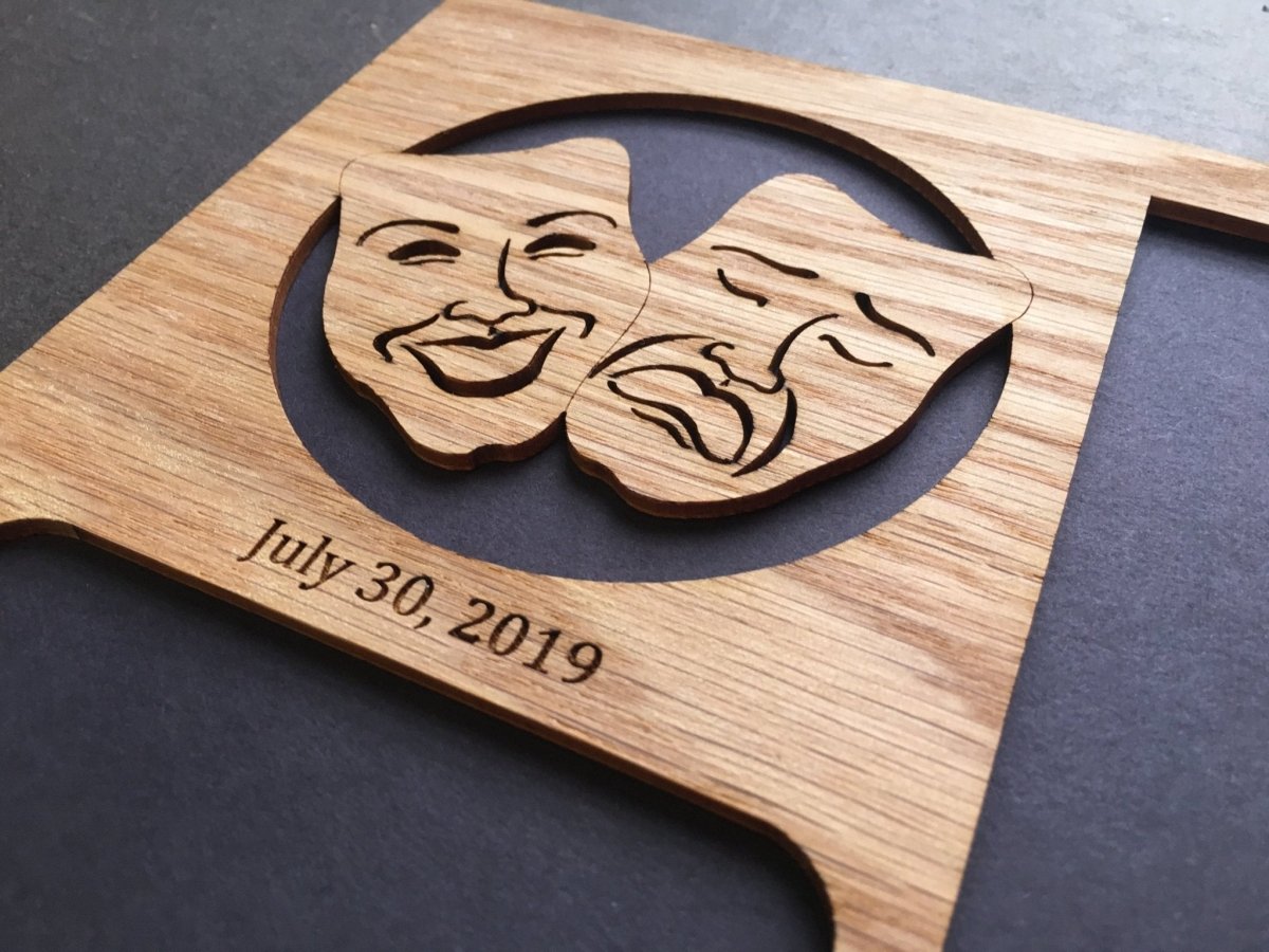 Theater Picture Frame - 8x10 or 5x7 Frame - Legacy Images - Picture Frames - 8x10 picture frame hobbies picture frame laser engraved