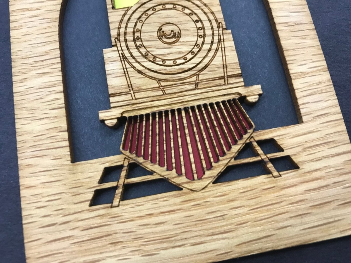 Train Picture Frame - 5x7 Frame Holds 3x4 Photo - Legacy Images - 5x7 picture frame hobbies occupations laser engraved