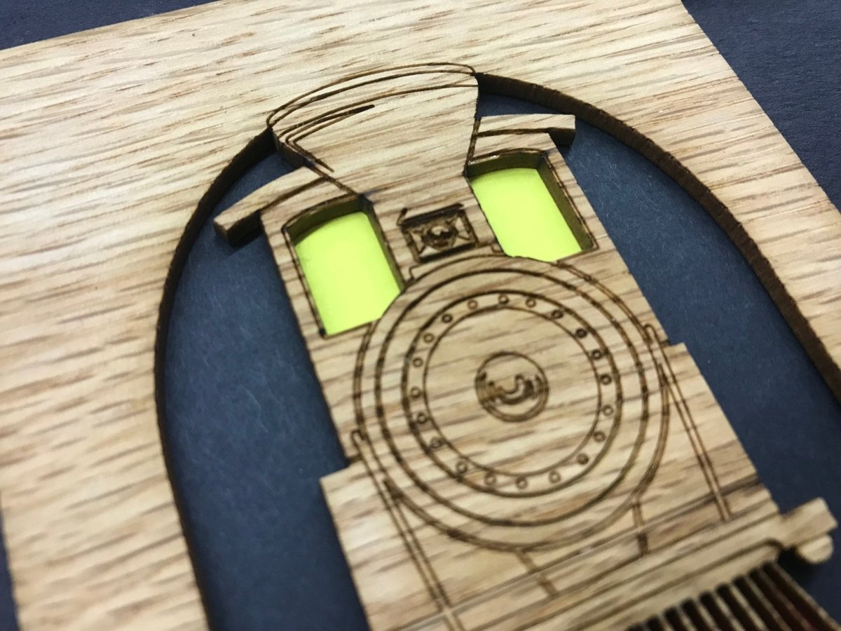 Train Picture Frame - 5x7 Frame Holds 3x4 Photo - Legacy Images - 5x7 picture frame hobbies occupations laser engraved