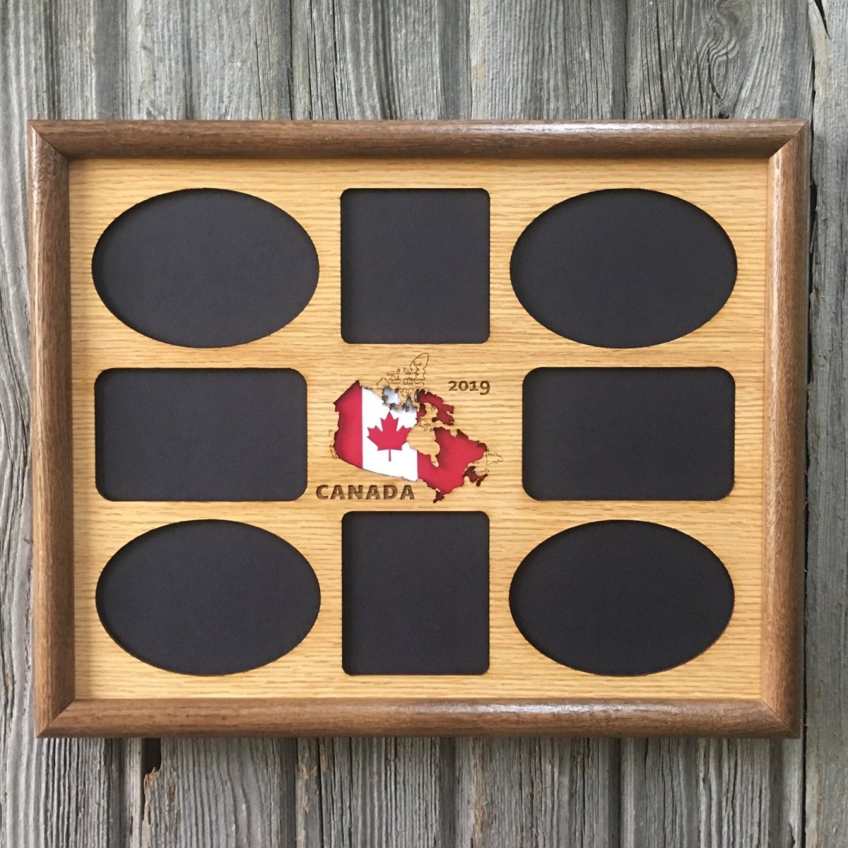 Travel Picture Frame - 11x14 Frame Hold 8x10 Photo or 8 Photos of Various Size - Legacy Images - Picture Frames - 11x14 Picture Frame country custom laser engraved