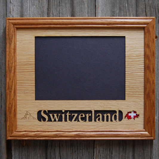Travel Picture Frame - 11x14 Frame Hold 8x10 Photo or 8 Photos of Various Size - Legacy Images - Picture Frames - 11x14 Picture Frame country custom laser engraved