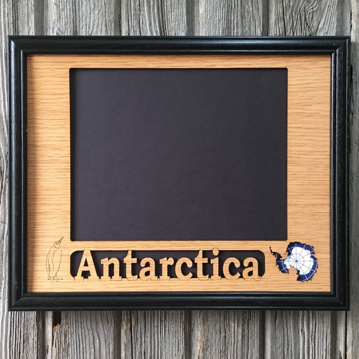 Travel Picture Frame - 11x14 Frame Hold 8x10 Photo or 8 Photos of Various Size - Legacy Images - Picture Frames - 11x14 Picture Frame country custom laser engraved