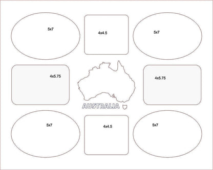 Travel Picture Frame 16"x20" - Legacy Images - Picture Frames - 16x20 picture frame custom picture frame laser engraved