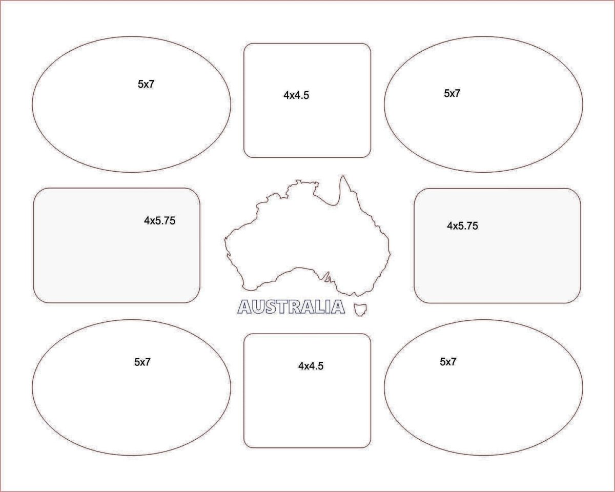 Travel Picture Frame 16"x20" - Legacy Images - Picture Frames - 16x20 picture frame custom picture frame laser engraved