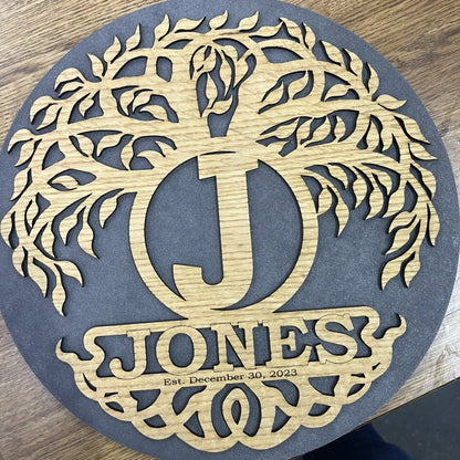 Tree of Life Sign - Legacy Images - Novelty Signs - family father's day gift mother's day gift laser engraved