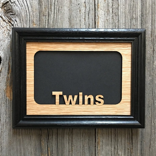 Twins Picture Frame - 5x7 Frame Hold 4x6 Photo - Legacy Images - Picture Frames - 5x7 picture frame family picture frame laser engraved