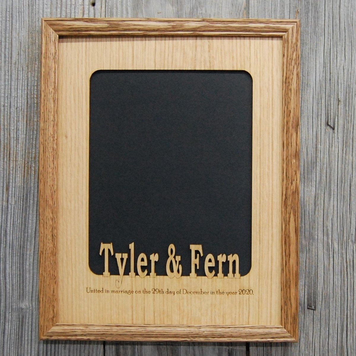United In Marriage Wedding Picture Frame - Legacy Images - Picture Frames - 11x14 Picture Frame 8x10 picture frame date laser engraved
