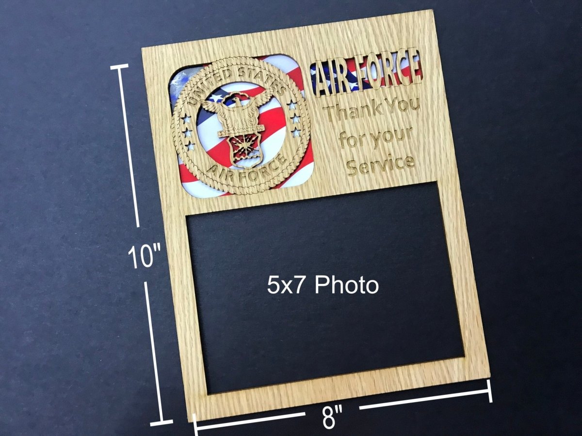 US Air Force Picture Frame - Legacy Images - Picture Frames - 11x14 Picture Frame 5x7 picture frame 8x10 picture frame laser engraved