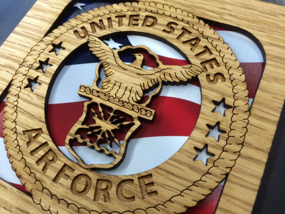 US Air Force Picture Frame - Legacy Images - Picture Frames - 11x14 Picture Frame 5x7 picture frame 8x10 picture frame laser engraved