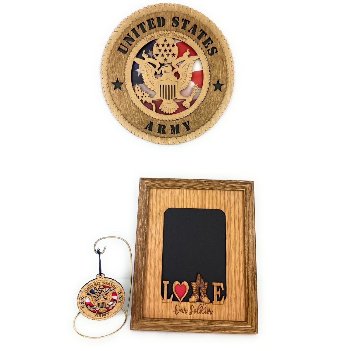 US Army Military Gift Set - Legacy Images - Picture Frames - 11x14 Picture Frame 5x7 picture frame 8x10 picture frame laser engraved