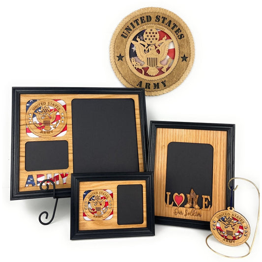 US Army Military Gift Set - Legacy Images - Picture Frames - 11x14 Picture Frame 5x7 picture frame 8x10 picture frame laser engraved