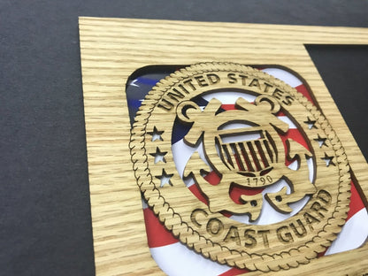 US Coast Guard Picture Frame - Legacy Images - Picture Frames - 11x14 Picture Frame 5x7 picture frame 8x10 picture frame laser engraved