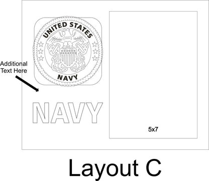 US Coast Guard Picture Frame - Legacy Images - Picture Frames - 11x14 Picture Frame 5x7 picture frame 8x10 picture frame laser engraved