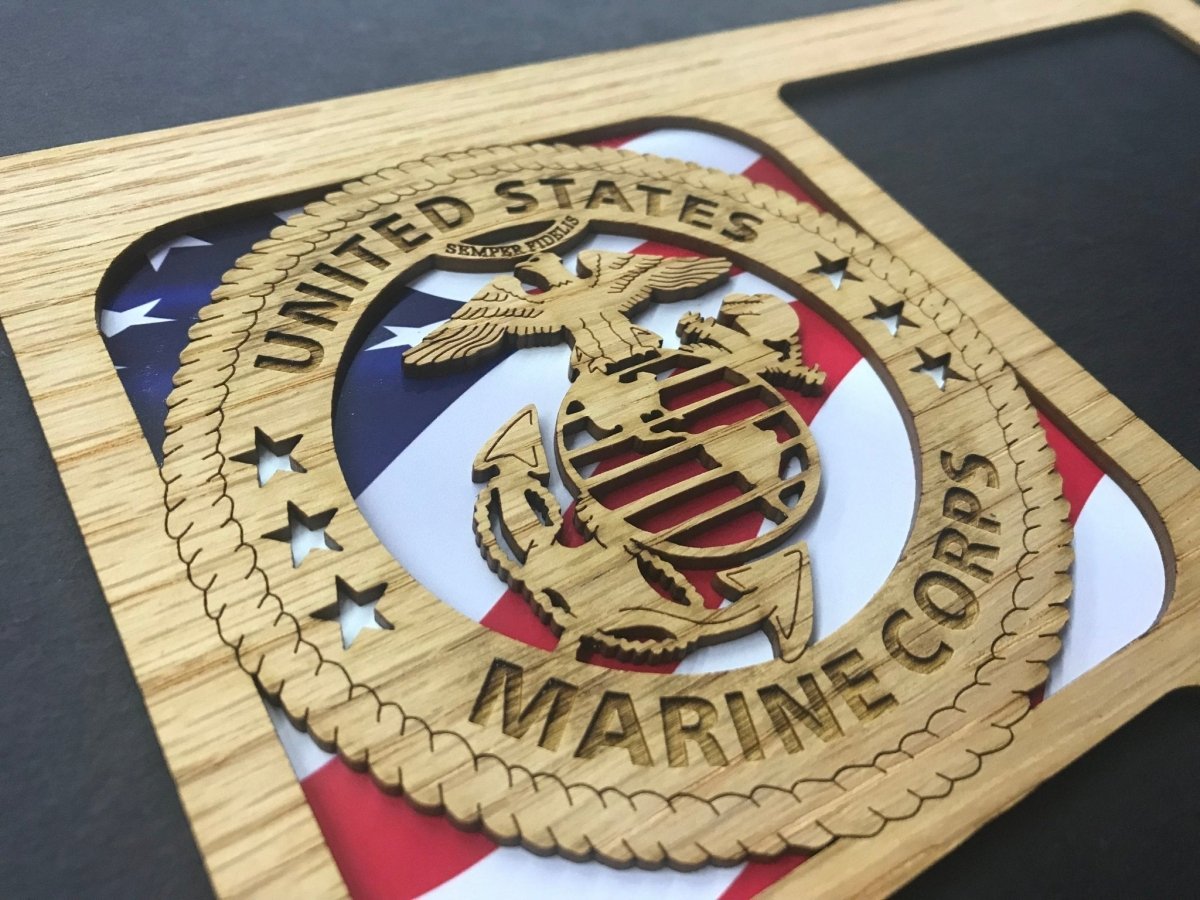 US Marine Corps Picture Frame - Legacy Images - Picture Frames - 11x14 Picture Frame 5x7 picture frame 8x10 picture frame laser engraved