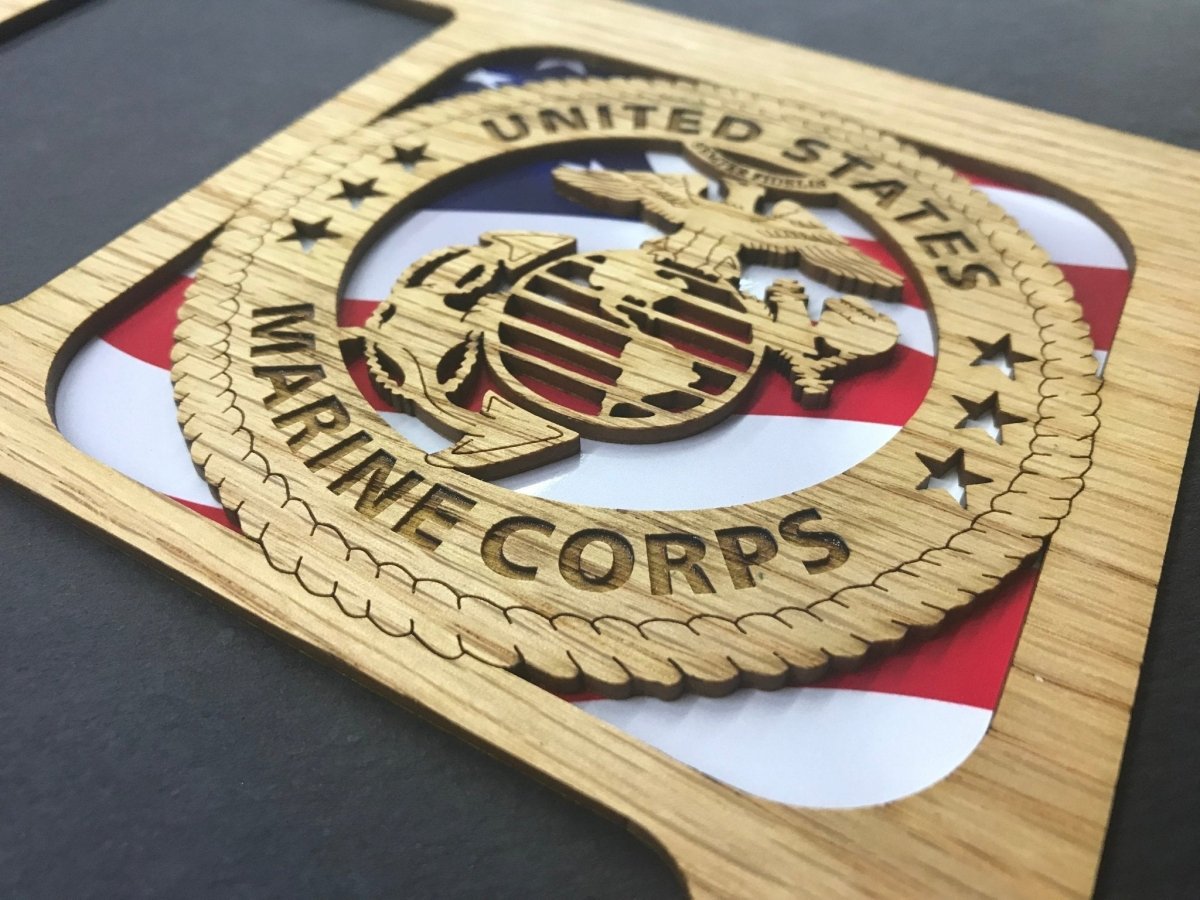 US Marine Corps Picture Frame - Legacy Images - Picture Frames - 11x14 Picture Frame 5x7 picture frame 8x10 picture frame laser engraved