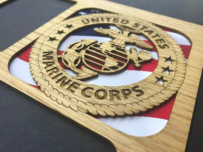 US Marine Corps Picture Frame - Legacy Images - Picture Frames - 11x14 Picture Frame 5x7 picture frame 8x10 picture frame laser engraved