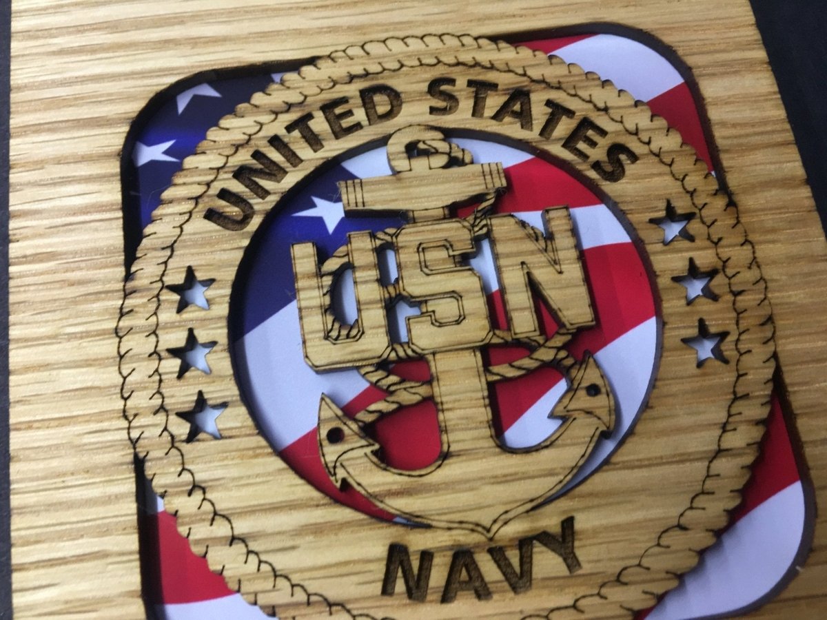 US Navy Picture Frame - Legacy Images - Picture Frames - 11x14 Picture Frame 5x7 picture frame 8x10 picture frame laser engraved