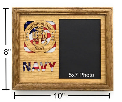 US Navy Picture Frame - Legacy Images - Picture Frames - 11x14 Picture Frame 5x7 picture frame 8x10 picture frame laser engraved