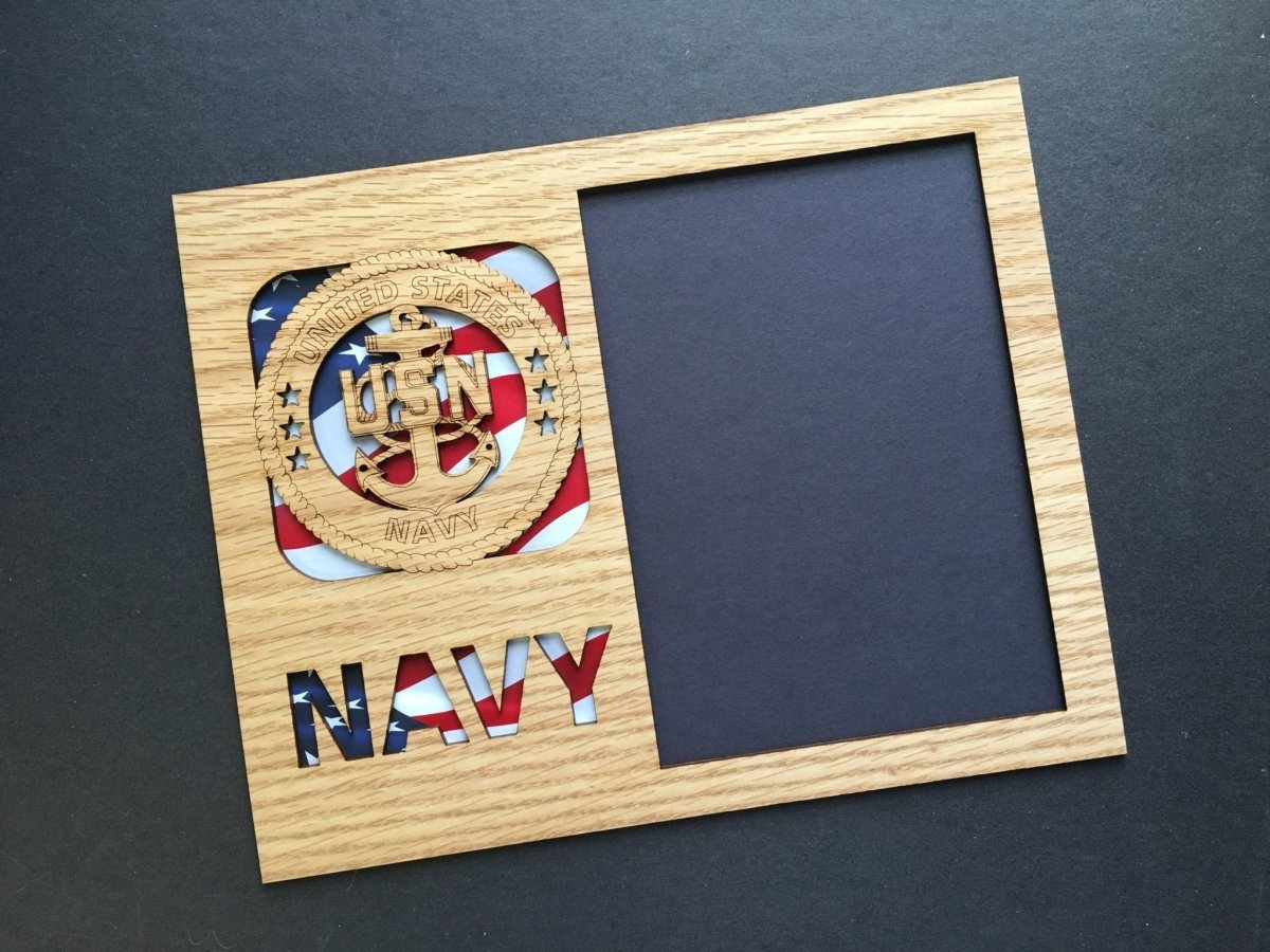 US Navy Picture Frame - Legacy Images - Picture Frames - 11x14 Picture Frame 5x7 picture frame 8x10 picture frame laser engraved