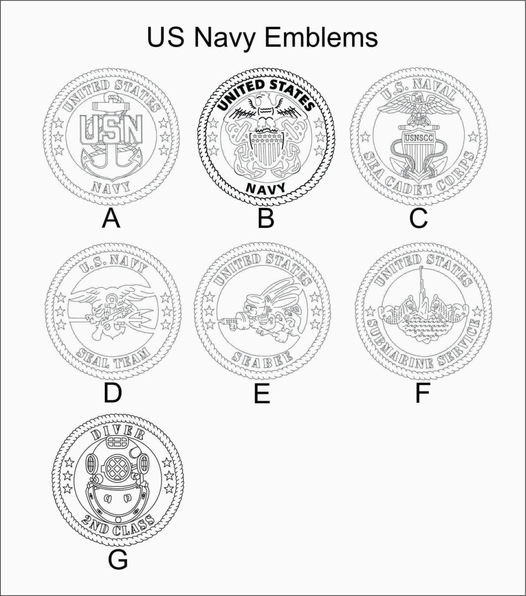 US Navy Picture Frame - Legacy Images - Picture Frames - 11x14 Picture Frame 5x7 picture frame 8x10 picture frame laser engraved