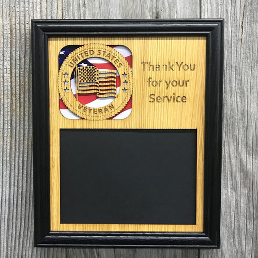 US Veteran Picture Frame - 8x10 Frame Holds a 5x7 Photo - Legacy Images - Picture Frames