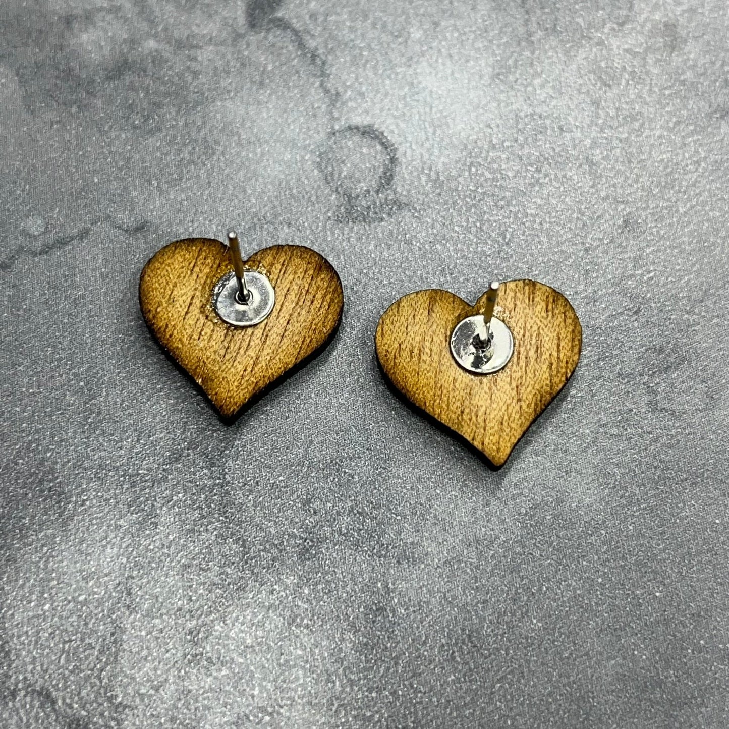 Valentine Conversation Heart Earrings - Legacy Images - Earrings valentines laser engraved