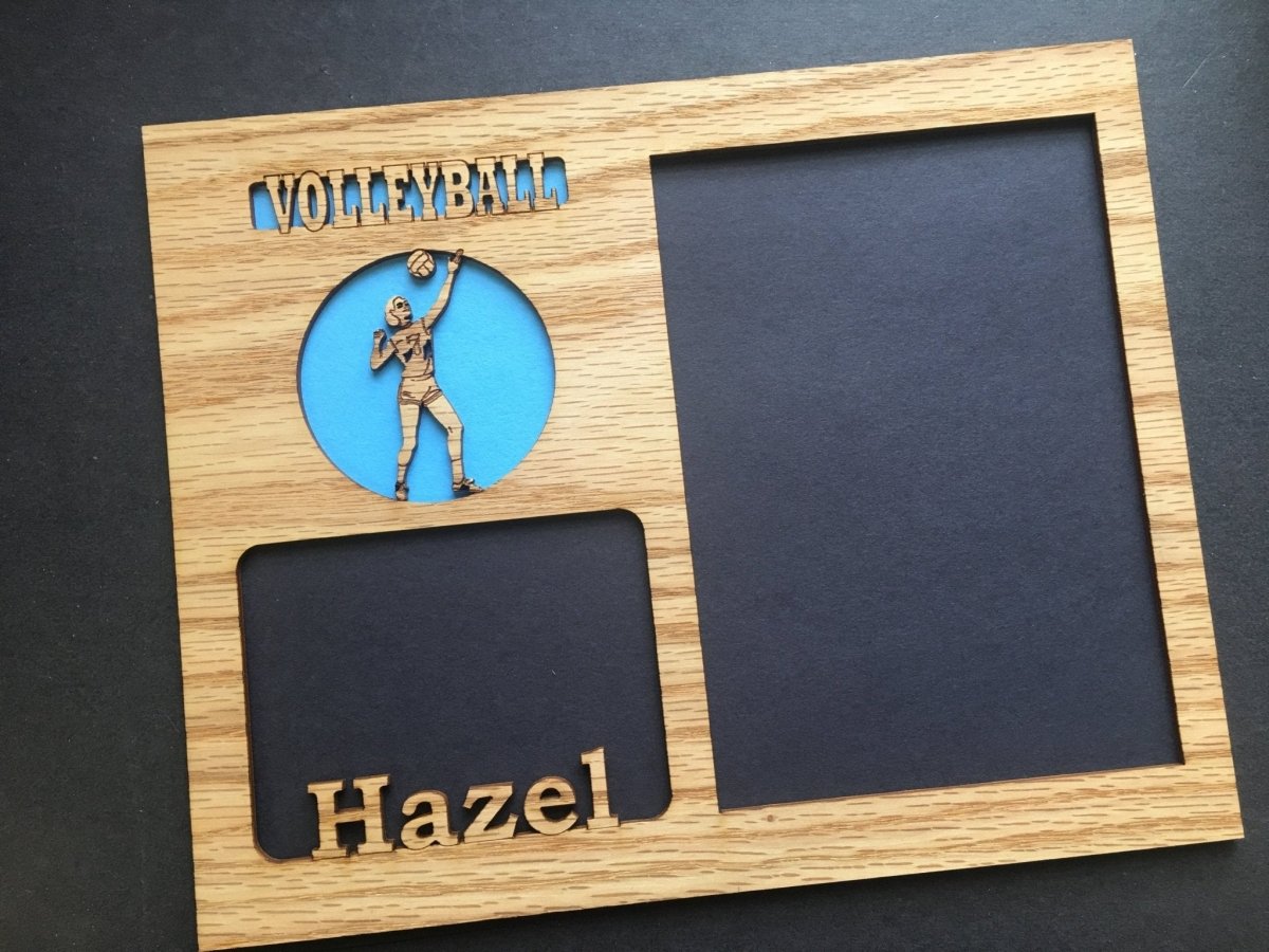 Volleyball Picture Frame - Legacy Images - Picture Frames - 11x14 Picture Frame 5x7 picture frame 8x10 picture frame laser engraved