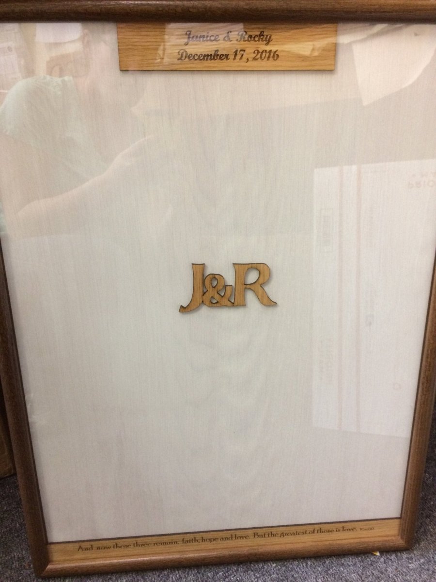 Wedding Guest Book - Legacy Images - Wedding Ceremony Supplies - 11x14 Picture Frame 12x16 picture frame 16x20 picture frame laser engraved