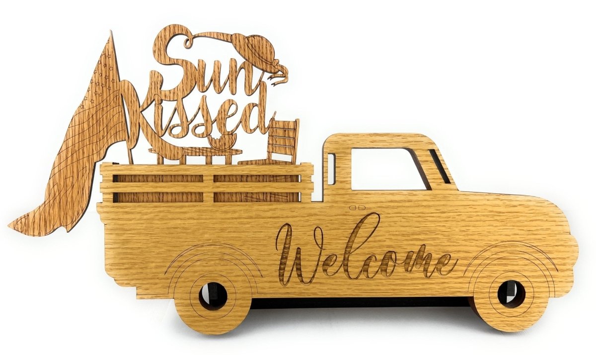 Welcome Truck Sign Set - Legacy Images - Signs - autumn fall home laser engraved