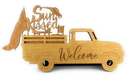Welcome Truck Sign Set - Legacy Images - Signs - autumn fall home laser engraved