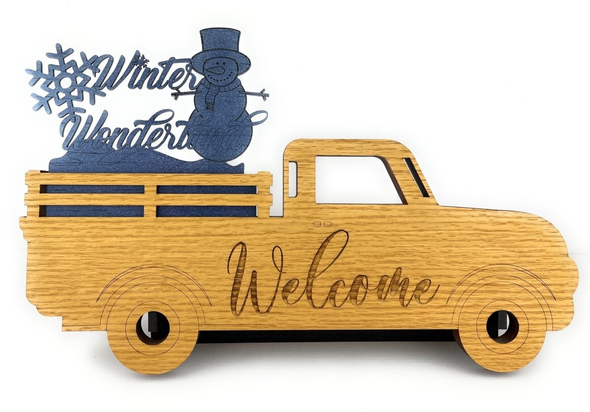 Welcome Truck Sign Set - Legacy Images - Signs - autumn fall home laser engraved