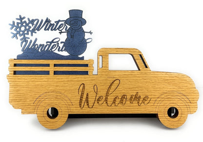 Welcome Truck Sign Set - Legacy Images - Signs - autumn fall home laser engraved
