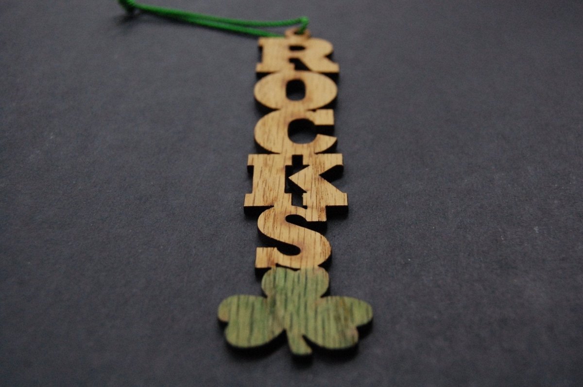 Westfield Shamrocks Christmas Ornament - Legacy Images - Holiday Ornaments - christmas ornament school laser engraved