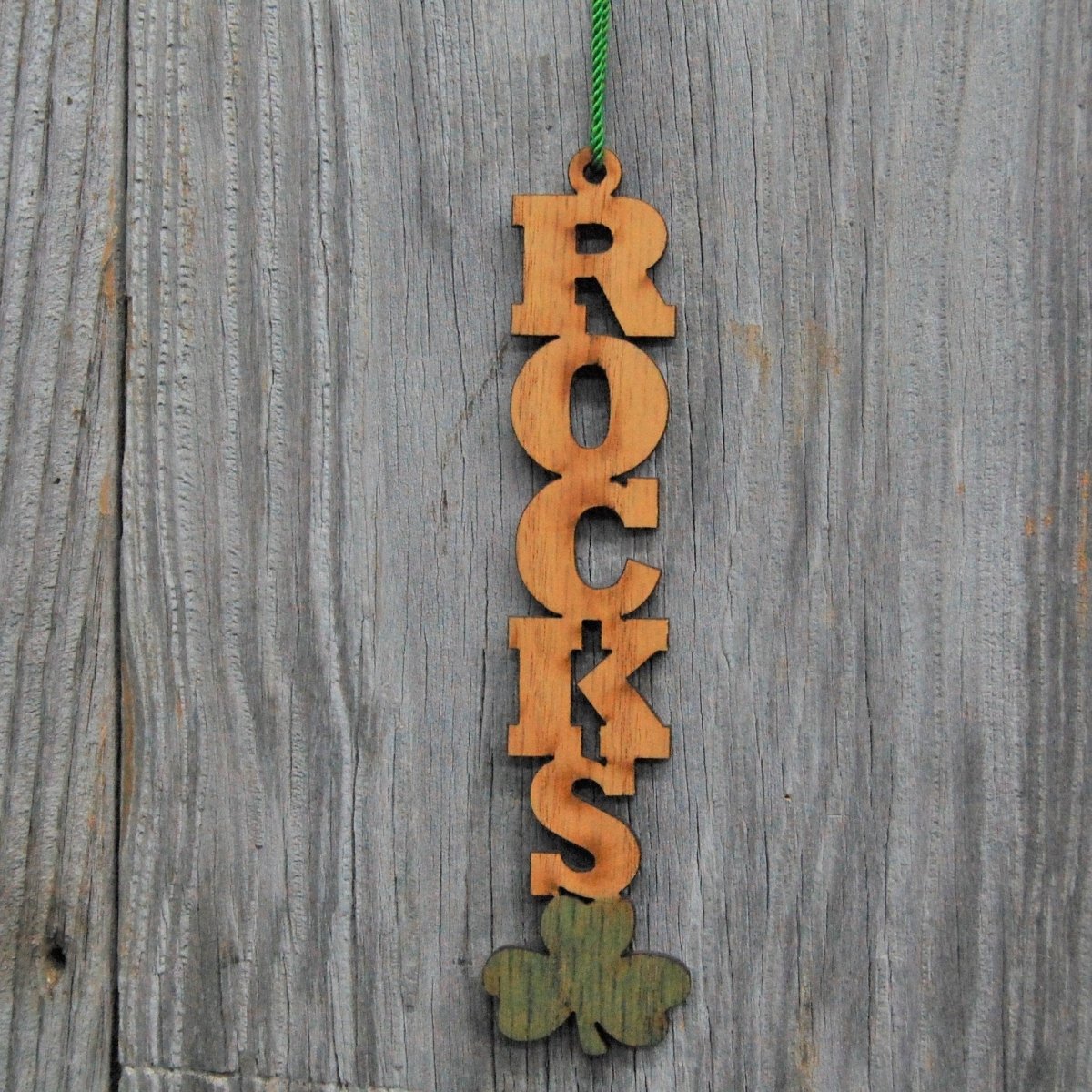 Westfield Shamrocks Christmas Ornament - Legacy Images - Holiday Ornaments - christmas ornament school laser engraved