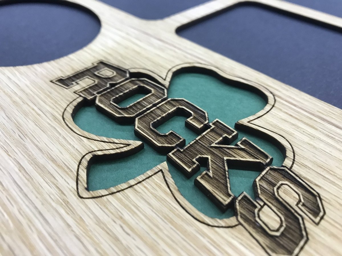 Westfield Shamrocks Picture Frame 11"x14" - Legacy Images - Picture Frames - 11x14 Picture Frame picture frame school laser engraved