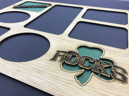 Westfield Shamrocks Picture Frame 11"x14" - Legacy Images - Picture Frames - 11x14 Picture Frame picture frame school laser engraved
